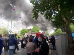 آتش سوزی در بازار بزرگ