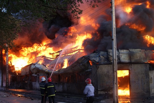 آتش‌سوزی کارخانه